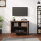 vidaXL - Tv-meubel - met - deuren - 60x35x45 - cm - bewerkt - hout - bruin - eiken