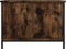 vidaXL - Tv-meubel - met - deuren - 60x35x45 - cm - bewerkt - hout - gerookt - eiken