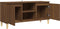 vidaXL - Tv-meubel - met - houten - poten - 103,5x35x50 - cm - bruin - eikenkleur