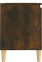 vidaXL - Tv-meubel - met - houten - poten - 103,5x35x50 - cm - gerookt - eikenkleurig