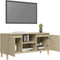 vidaXL - Tv-meubel - met - houten - poten - 103,5x35x50 - cm - sonoma - eikenkleurig