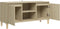vidaXL - Tv-meubel - met - houten - poten - 103,5x35x50 - cm - sonoma - eikenkleurig