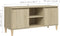 vidaXL - Tv-meubel - met - houten - poten - 103,5x35x50 - cm - sonoma - eikenkleurig