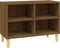 vidaXL - Tv-meubel - met - houten - poten - 69,5x30x50 - cm - bruin - eikenkleur