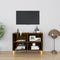 vidaXL - Tv-meubel - met - houten - poten - 69,5x30x50 - cm - gerookt - eikenkleurig