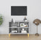 vidaXL - Tv-meubel - met - houten - poten - 69,5x30x50 - cm - grijs - sonoma - eiken