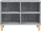 vidaXL - Tv-meubel - met - houten - poten - 69,5x30x50 - cm - grijs - sonoma - eiken