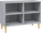 vidaXL - Tv-meubel - met - houten - poten - 69,5x30x50 - cm - grijs - sonoma - eiken