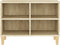 vidaXL - Tv-meubel - met - houten - poten - 69,5x30x50 - cm - sonoma - eikenkleurig