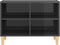 vidaXL - Tv-meubel - met - houten - poten - 69,5x30x50 - cm - hoogglans - grijs