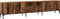 vidaXL - Tv-meubel - met - lade - 200x25x44 - cm - bewerkt - hout - oud - houtkleurig