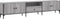 vidaXL - Tv-meubel - met - lade - 200x25x44 - cm - bewerkt - hout - grijs - sonoma - eiken