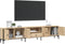 vidaXL - Tv-meubel - met - lade - 200x25x44 - cm - bewerkt - hout - sonoma - eikenkleur