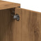 vidaXL - Tv-meubel - met - lade - 200x25x44 - cm - bewerkt - hout - artisanaal - eiken