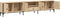 vidaXL - Tv-meubel - met - lade - 200x25x44 - cm - bewerkt - hout - sonoma - eikenkleur