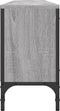 vidaXL - Tv-meubel - met - lade - 200x25x44 - cm - bewerkt - hout - grijs - sonoma - eiken