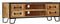 vidaXL - Tv-meubel - met - lades - 120x30x40 - cm - massief - mangohout