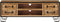 vidaXL - Tv-meubel - met - lades - 120x30x40 - cm - massief - mangohout