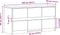 vidaXL - Tv-meubel - met - LED - 100x34x50 - cm - bewerkt - hout - betongrijs