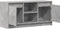 vidaXL - Tv-meubel - met - LED - 100x34x50 - cm - bewerkt - hout - betongrijs