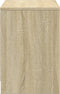 vidaXL - Tv-meubel - met - LED - 100x34x50 - cm - bewerkt - hout - sonoma - eikenkleurig
