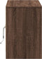 vidaXL - Tv-meubel - met - LED - 100x34x50 - cm - bewerkt - hout - bruin - eikenkleurig