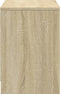 vidaXL - Tv-meubel - met - LED - 100x34x50 - cm - bewerkt - hout - sonoma - eikenkleurig