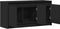 vidaXL - Tv-meubel - met - LED - 100x34x50 - cm - bewerkt - hout - zwart