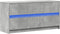 vidaXL - Tv-meubel - met - LED - 100x34x50 - cm - bewerkt - hout - betongrijs