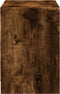 vidaXL - Tv-meubel - met - LED - 100x34x50 - cm - bewerkt - hout - gerookt - eikenkleur