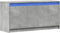 vidaXL - Tv-meubel - met - LED - 100x34x50 - cm - bewerkt - hout - betongrijs