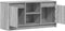 vidaXL - Tv-meubel - met - LED - 100x34x50 - cm - bewerkt - hout - grijs - sonoma - eiken