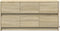 vidaXL - Tv-meubel - met - LED - 100x34x50 - cm - bewerkt - hout - sonoma - eikenkleurig