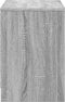 vidaXL - Tv-meubel - met - LED - 100x34x50 - cm - bewerkt - hout - grijs - sonoma - eiken