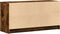 vidaXL - Tv-meubel - met - LED - 100x34x50 - cm - bewerkt - hout - gerookt - eikenkleur