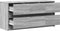 vidaXL - Tv-meubel - met - LED - 100x34x50 - cm - bewerkt - hout - grijs - sonoma - eiken