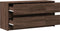 vidaXL - Tv-meubel - met - LED - 100x34x50 - cm - bewerkt - hout - bruin - eikenkleurig