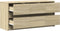 vidaXL - Tv-meubel - met - LED - 100x34x50 - cm - bewerkt - hout - sonoma - eikenkleurig