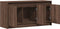 vidaXL - Tv-meubel - met - LED - 100x34x50 - cm - bewerkt - hout - bruin - eikenkleurig