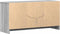 vidaXL - Tv-meubel - met - LED - 100x34x50 - cm - bewerkt - hout - grijs - sonoma - eiken
