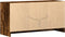 vidaXL - Tv-meubel - met - LED - 100x34x50 - cm - bewerkt - hout - gerookt - eikenkleur