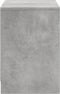 vidaXL - Tv-meubel - met - LED - 100x34x50 - cm - bewerkt - hout - betongrijs