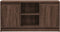 vidaXL - Tv-meubel - met - LED - 100x34x50 - cm - bewerkt - hout - bruin - eikenkleurig