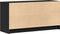 vidaXL - Tv-meubel - met - LED - 100x34x50 - cm - bewerkt - hout - zwart