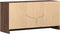 vidaXL - Tv-meubel - met - LED - 100x34x50 - cm - bewerkt - hout - bruin - eikenkleurig