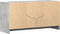 vidaXL - Tv-meubel - met - LED - 100x34x50 - cm - bewerkt - hout - betongrijs