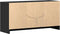 vidaXL - Tv-meubel - met - LED - 100x34x50 - cm - bewerkt - hout - zwart