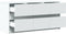 vidaXL - Tv-meubel - met - LED - 100x34x50 - cm - bewerkt - hout - wit