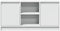 vidaXL - Tv-meubel - met - LED - 100x34x50 - cm - bewerkt - hout - wit