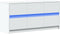 vidaXL - Tv-meubel - met - LED - 100x34x50 - cm - bewerkt - hout - wit